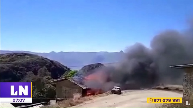 Otuzco: familia pierde casa y sufre quemaduras de segundo y tercer grado en incendio