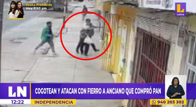 Independencia: anciano es cogoteado y agredido por delincuentes