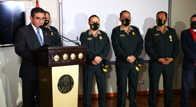 Ministro del Interior señala que equipo especial de la PNP no será desarticulado, sino fortalecido