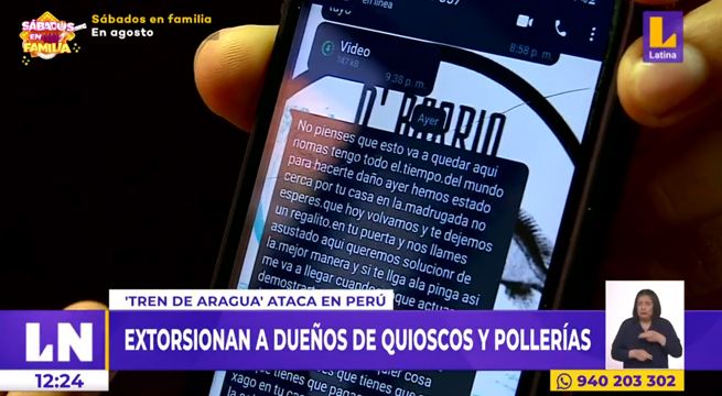 Mafia del 'Tren de Aragua' extorsiona a dueños de negocios desde el extranjero