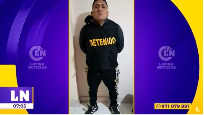 Trujillo: cae ‘Al Pacino’ presunto integrante de la banda ‘Los pulpos’