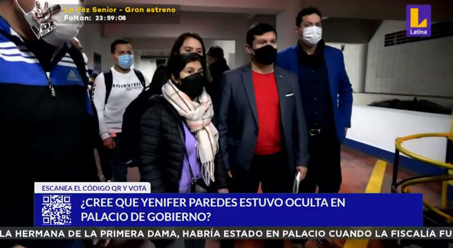 Seguimiento confirma que Yenifer Paredes estuvo en la Residencia Presidencial