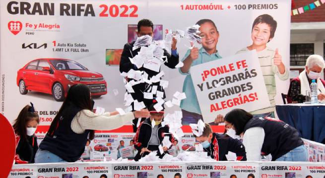 Se realizó la Gran Rifa 2022 de Fe y Alegría