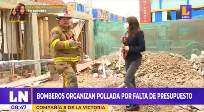 La Victoria: Bomberos organizan pollada tras falta de presupuesto
