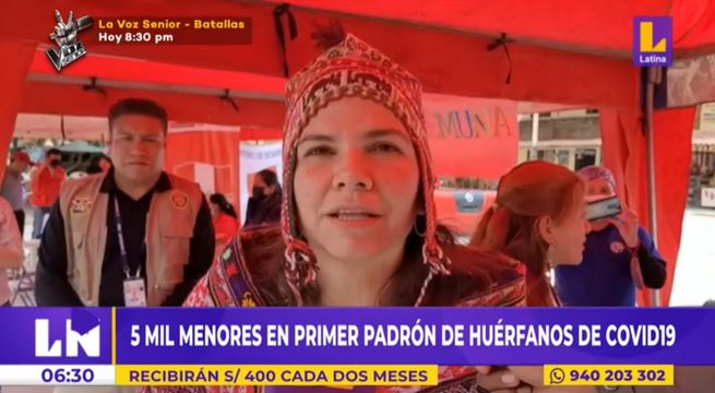 Menores que quedaron huérfanos por la COVID-19 recibirán S/400 bimensualmente