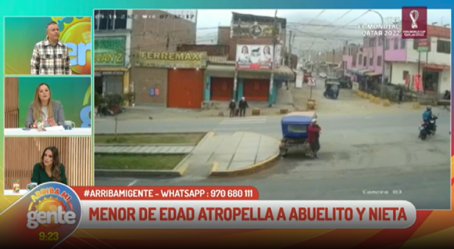 Combi atropelló a adulto mayor y su nieta en Ate