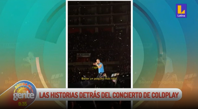 Las historias detrás del concierto de Coldplay
