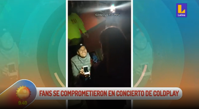 Fans se comprometieron en concierto de Coldplay