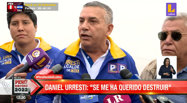 Daniel Urresti sobre el debate electoral: 