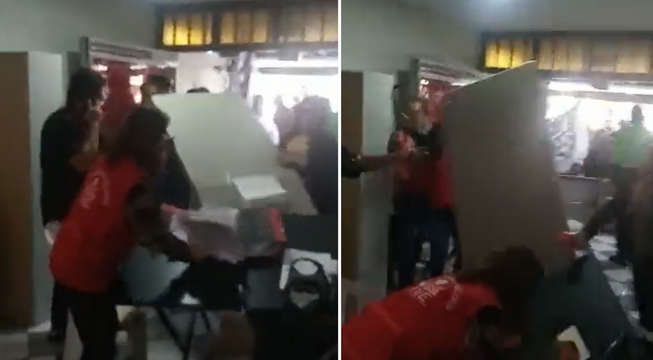 Solicitan 9 meses de prisión preventiva para simpatizante de Podemos que atacó local del JEE