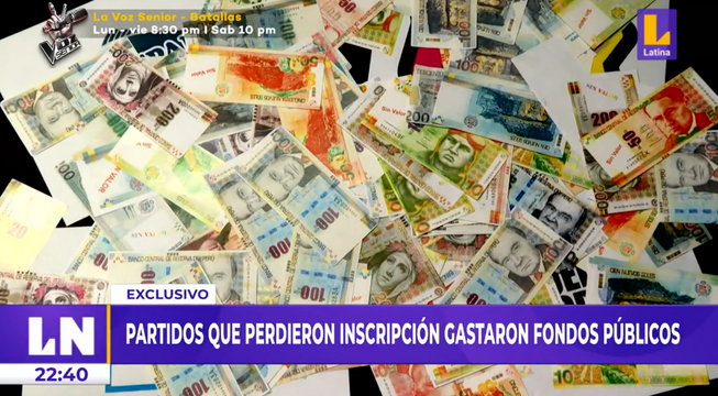 Partidos que perdieron su inscripción también realizaron cuestionables gastos de fondos públicos