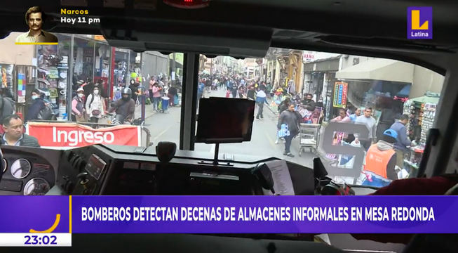 Bomberos detectan decenas de almacenes informales en Mesa Redonda