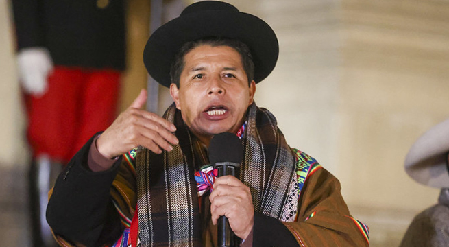 Pedro Castillo: “Tenemos autoridad moral para decir que vamos a luchar contra la corrupción”