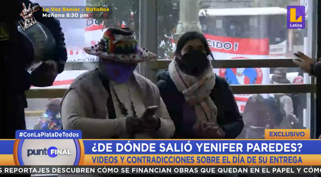 Así fue la ruta que realizó Yenifer Paredes el día que se entregó a la justicia