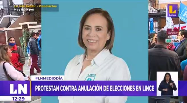 Lince: Protestas contra la anulación de los resultados electorales