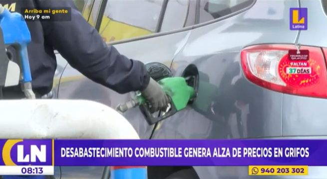 Desabastecimiento de combustible genera ligera alza de precios