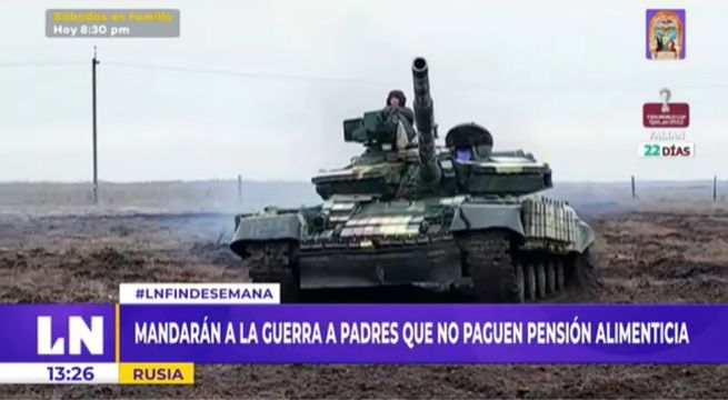Rusia mandará a la guerra a padres que no paguen la pensión alimenticia de sus hijos