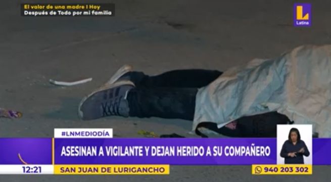 SJL: Asesinan a vigilante en la puerta de un bar