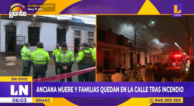 ¡Lamentable! Anciana fallece tras salvar la vida de su nieto durante incendio