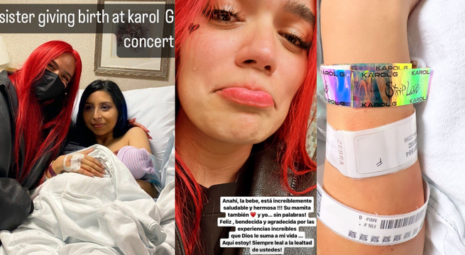 Fan de Karol G dio a luz en pleno concierto y la 'Bichota' no dudó en acompañarla