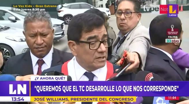 Congreso solicita al Tribunal Constitucional interpretación del artículo 117 de la Constitución