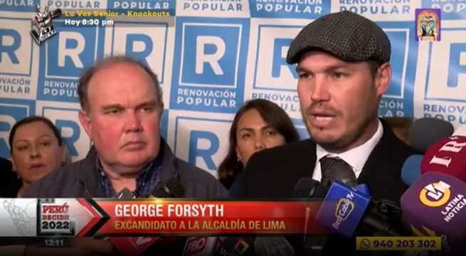 George Forsyth visitó a Rafael López Aliaga: 