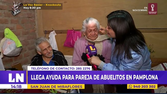 ¡Se escuchó su voz! Pareja de ancianos reciben ayuda gracias a Latina Noticias