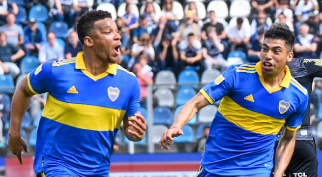 Boca Juniors venció 2-1 a Gimnasia y regresó a la punta de la Liga Argentina