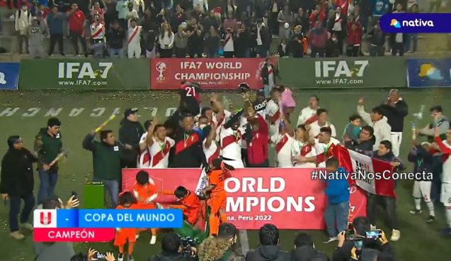 Perú se consagró campeón del Mundial de Fútbol 7