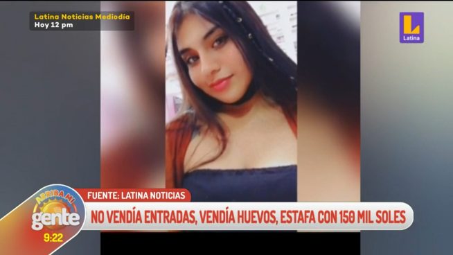 Joven de 24 años estafó personas con un supuesto negocio de venta de huevos y se lleva más de 150 mil soles
