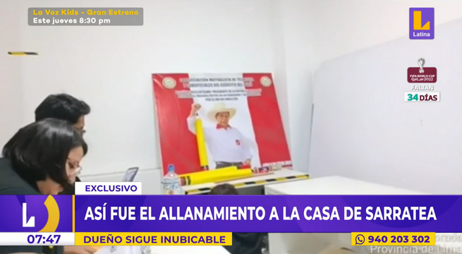 Así fue el allanamiento de la Fiscalía y Diviac a la casa del jirón Sarratea