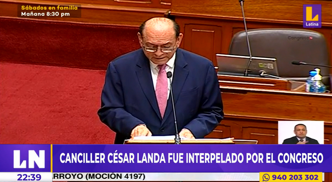 Congreso: impulsarían moción de censura contra César Landa
