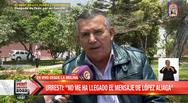 Daniel Urresti sobre invitación de Rafael López Aliaga: 