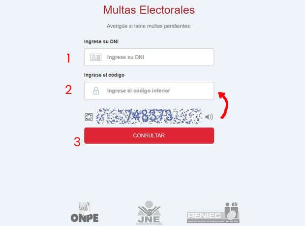 donde pagar multa electoral elecciones 2022