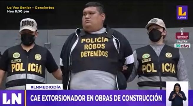 Cae cabecilla de 'Los pulpos de San Martín', banda que cobra cupos | VIDEO