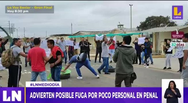 Trabajadores de INPE exigen mejoras y temen fuga de reos