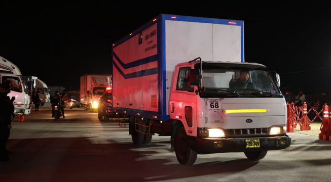 Elecciones 2022: ONPE trasladó material electoral en Lima y Callao