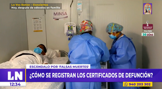 ¿Cómo se registran los certificados de defunción?
