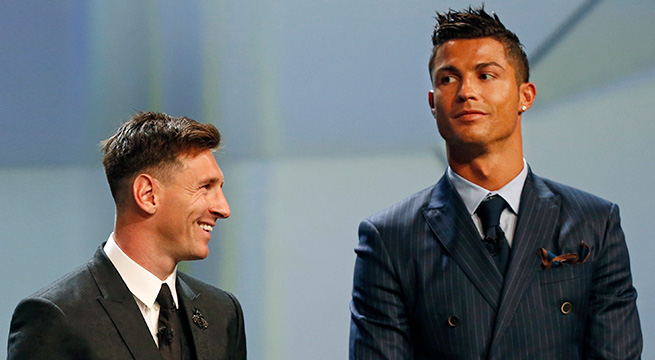 Lionel Messi y Cristiano Ronaldo protagonizan la foto del siglo