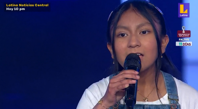 Jurado de la Voz Kids a la pequeña Stephany: 