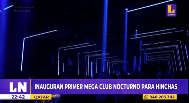 Qatar: inauguran enorme club nocturno para los hinchas