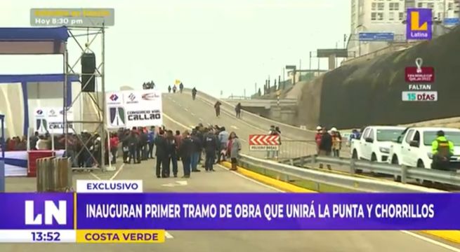 Inauguran primer tramo que unirá a La Punta con Chorrillos