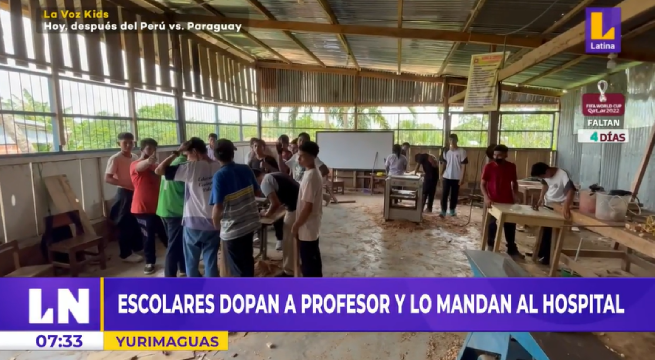 Escolares dan viagra con gaseosa a profesor para evitar clases