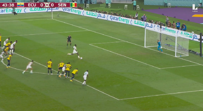 ¡GOOL DE SENEGAL! Saar adelantó a Senegal ante Ecuador (VIDEO)