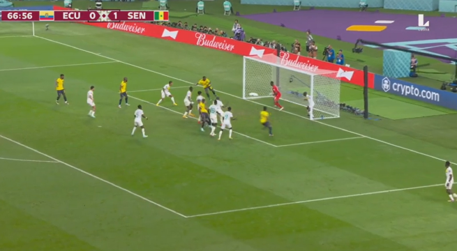 ¡GOOL DE ECUADOR! Moises Caicedo puso el empate (VIDEO)