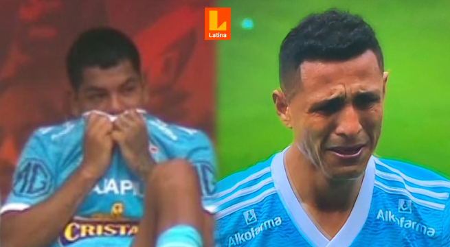 Yoshimar Yotún y Joao Grimaldo rompen en llanto tras salir del partido por lesión