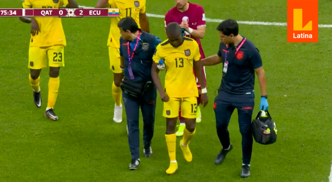 ¡Atención Ecuador! Enner Valencia salió sentido