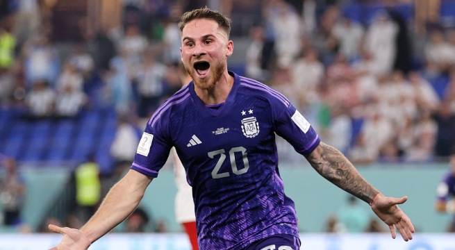 Abrió la cuenta: Alexis Mac Allister anotó el 1-0 Argentina ante Polonia