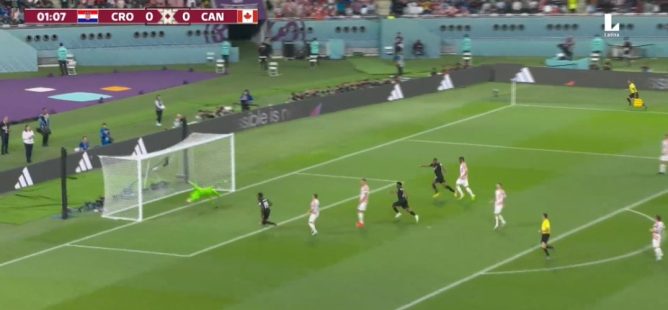 ¡Histórico! Alphonso Davies anotó el primer gol de Canadá en los Mundiales