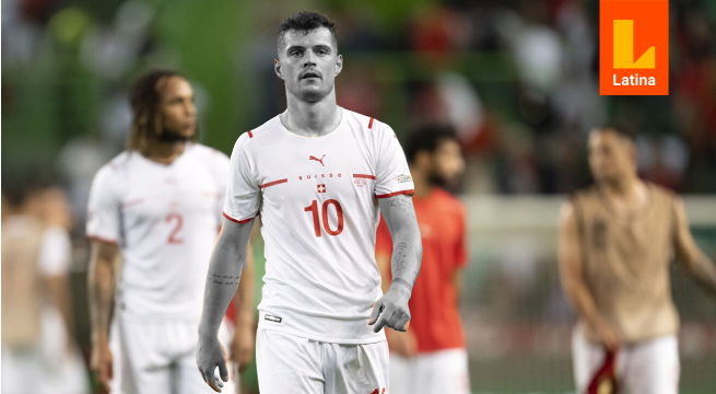 Granit Xhaka salió sentido y peligra su participación en el mundial